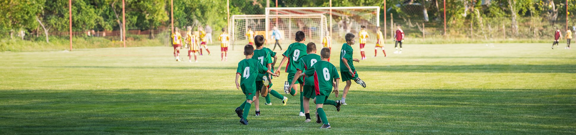 Junioren-Fußballmannschaft beim Training