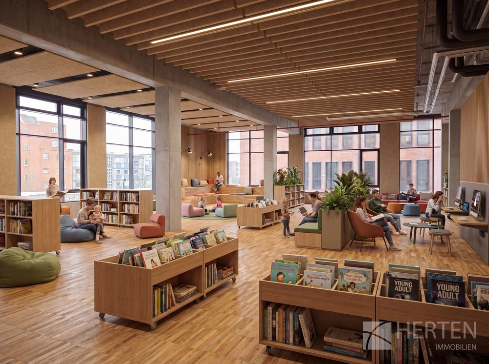 Mögliche Zukunftsvision Bibliothek