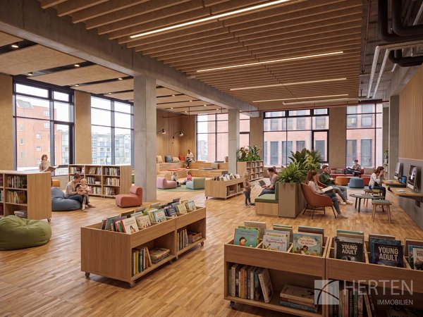 Mögliche Zukunftsvision Bibliothek