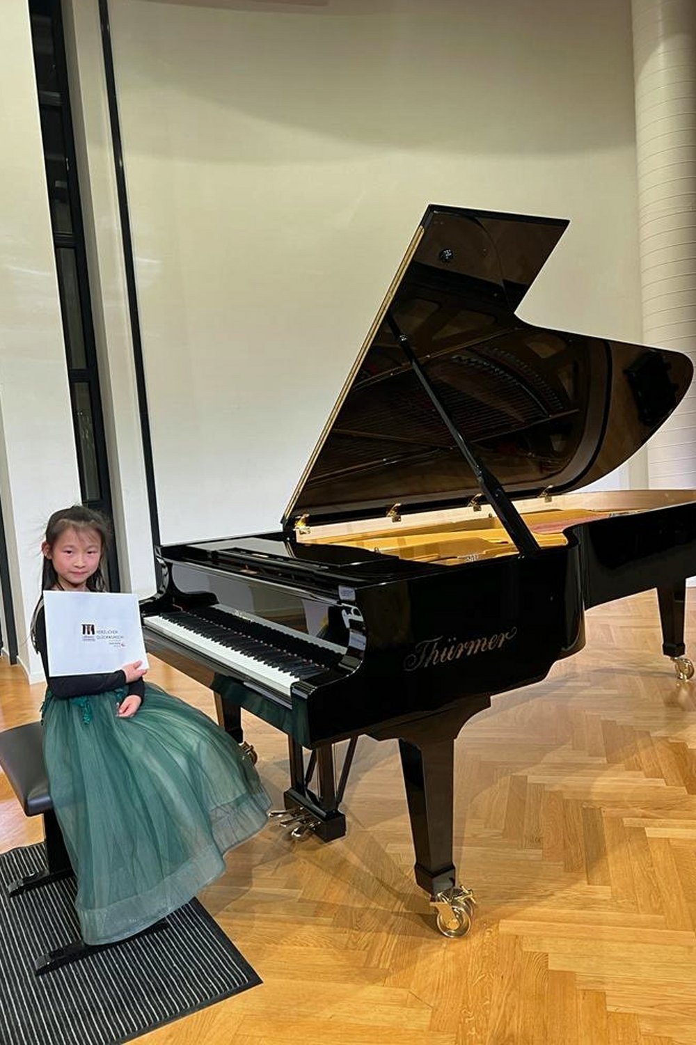 Zijin Jiang, Schülerin der Musikschule Herten
