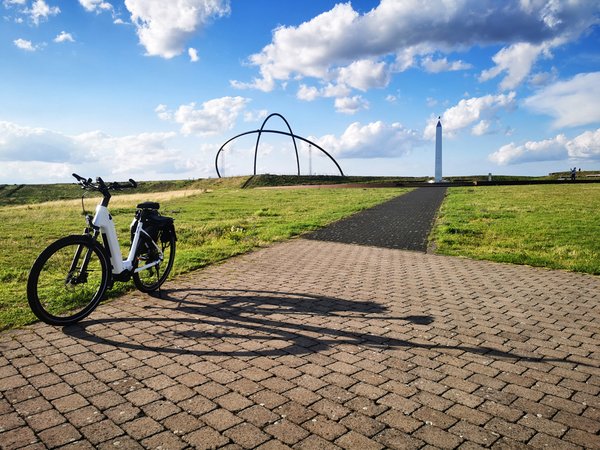 Fahrrad auf der Halde Hoheward