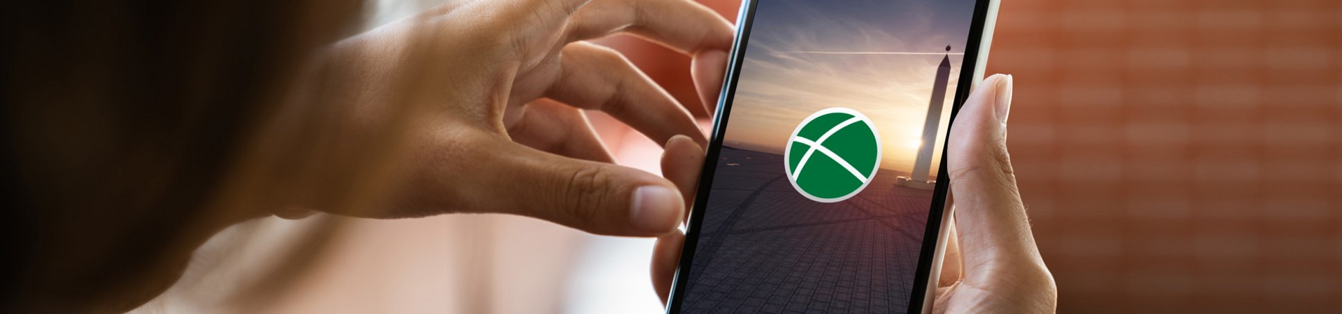 Smartphone zeigt CityApp Herten