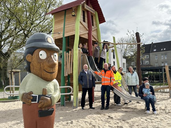 Neuer Spielplatz in der Schneeberg-Siedlung