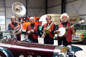 Gruppenbild der Dixieland Band