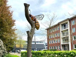 Wildbienen-Lehrpfad Skulptur