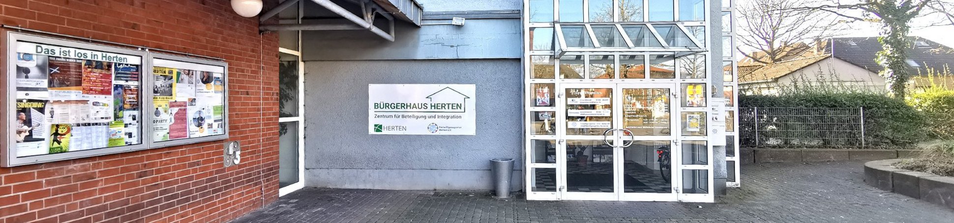 Eingang Bürgerhaus Herten