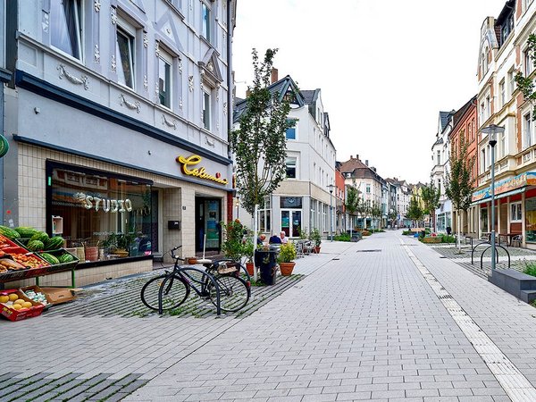 Einkaufsstraße in Herten Einkaufsstraße in Herten