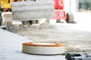 Baustelle am Kanalnetz Baustelle am Kanalnetz