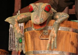 Theaterszene Der Froschkönig
