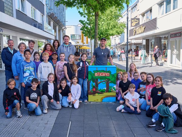 Stromkästen in der Innenstadt