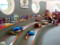 Spielecke in der Kinder- und Jugendbibliothek in Herten