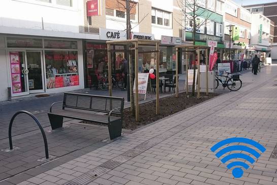 Besucherinnen und Besucher der Hertener Innenstadt können sich bald auf freies Surfen im Internet freuen. 