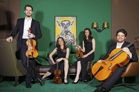 Am 11. September 2022 tritt das Aris Quartett im Festsaal des Hertener Wasserschlosses auf (Foto: Michael Reh).