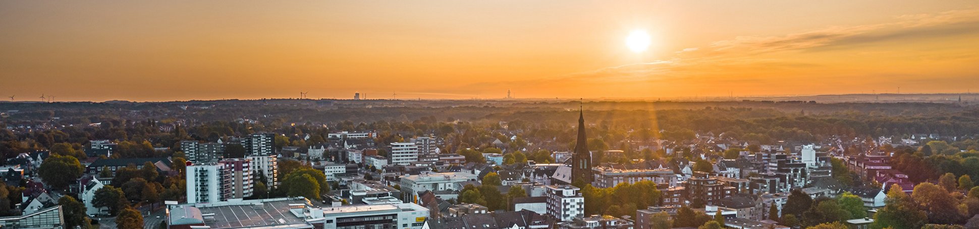 Stadt Herten Luftaufnahme