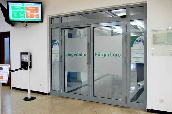 Herzlichen willkommen im Bürgerbüro der Stadt Herten.