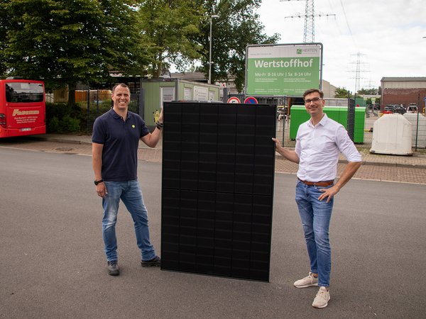 Hertener Stadtwerke errichten Photovoltaikanlage auf dem ZBH in Herten