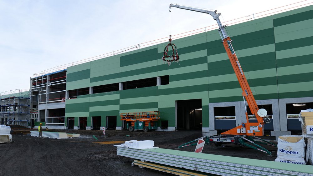 Richtfest bei E-Gruppe in Herten-Süd (2)