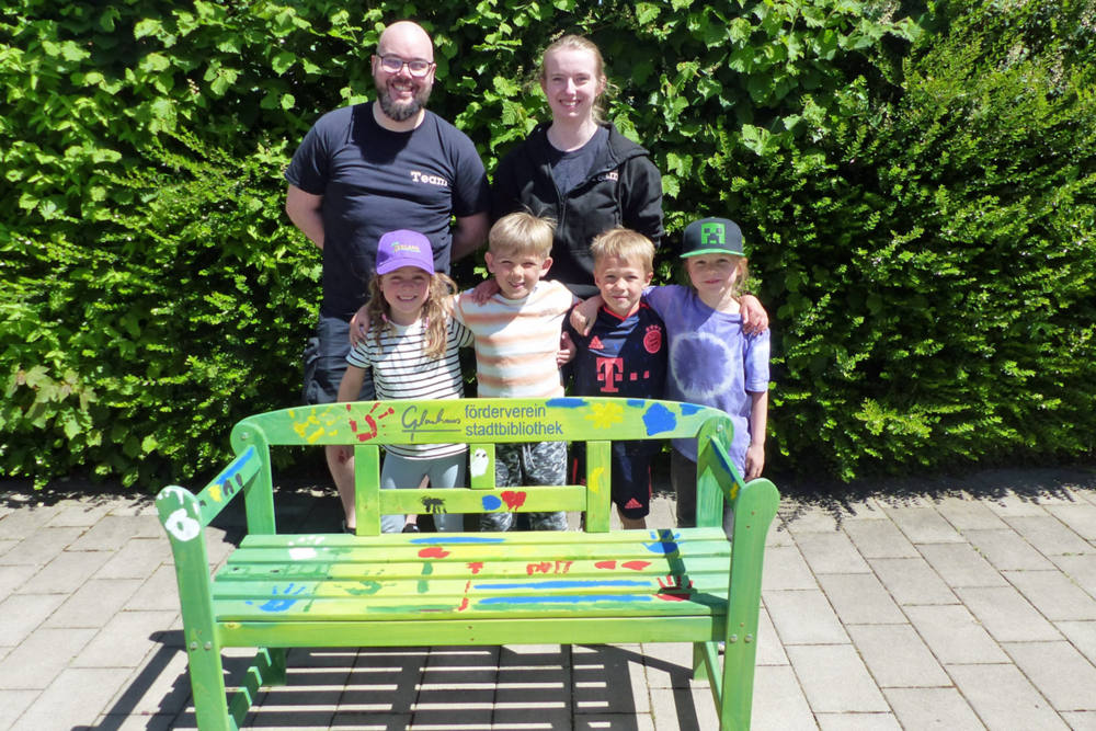 Bunte Bank Innenstadt