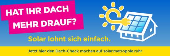 Herten ist Teil der Ausbau-Initiative Solarmetropole Ruhr 