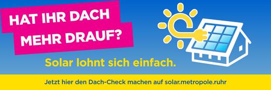 Herten ist Teil der Ausbau-Initiative Solarmetropole Ruhr 