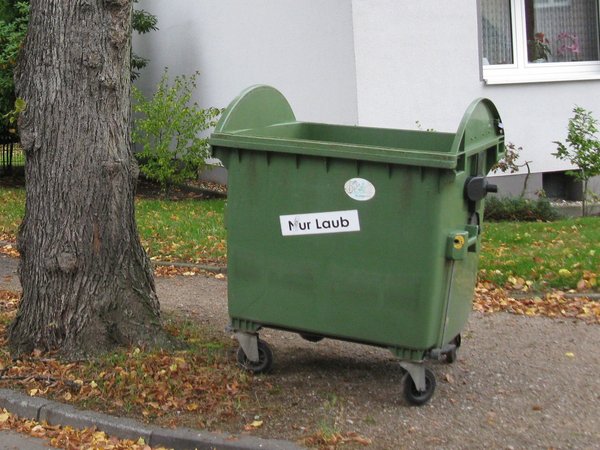 Laubcontainer in Herten