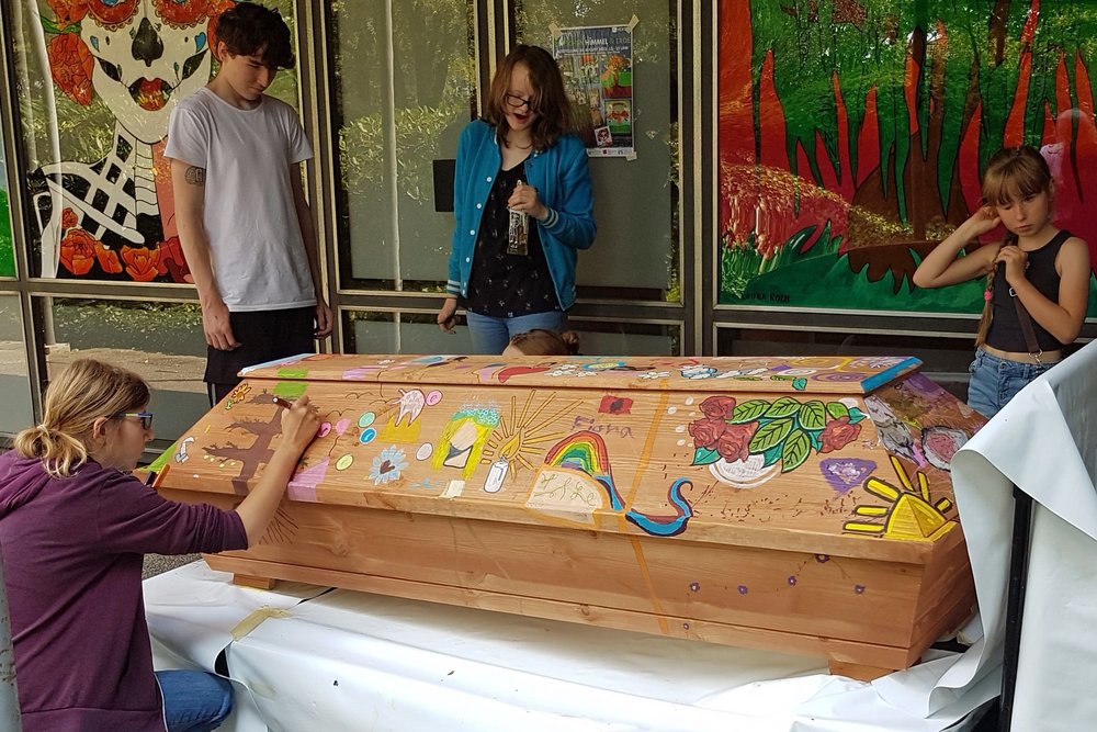 Kunstprojekt "Zwischen Himmel und Erde"
