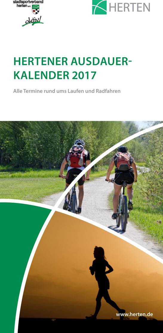 Ab sofort ist der neue Ausdauerkalender erhältlich. 