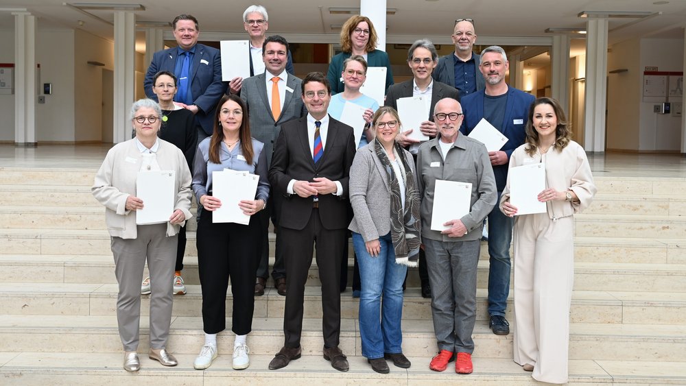 Förderbescheidübergabe in Münster