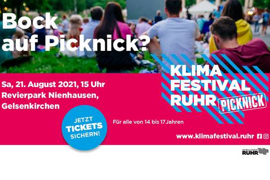 Im August geht ein neues Veranstaltungsformat des Klima Festivals Ruhr an den Start – das Klima Festival Ruhr Picknick. (Foto: RVR)