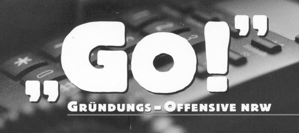 Logo "GO! - Gründungs-Offensive NRW" (05/99)