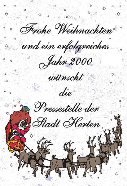 Weihnachtsgrüße 1999 (12/99)