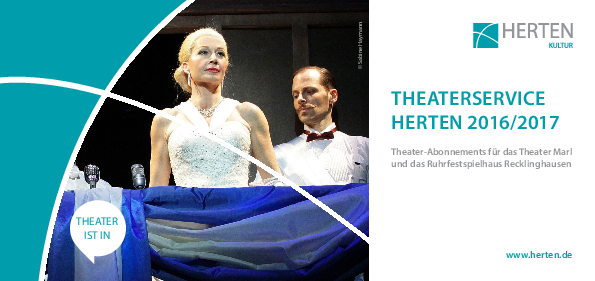 Kulturfans können sich wieder ihr individuelles Theaterabonnement zusammenstellen. Anmeldeschluss für die Buchungen über das Kulturbüro ist der 27. Juli. Den Abo-Service bietet das städtische Kulturbüro in Kooperation mit dem Theater Marl und dem Ru Kulturfans können sich wieder ihr individuelles Theaterabonnement zusammenstellen. Anmeldeschluss für die Buchungen über das Kulturbüro ist der 27. Juli. Den Abo-Service bietet das städtische Kulturbüro in Kooperation mit dem Theater Marl und dem Ru