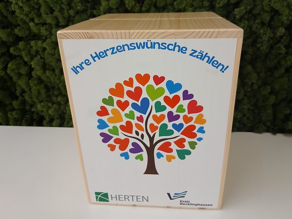 Herzwunsch-Box im Stadtgebiet