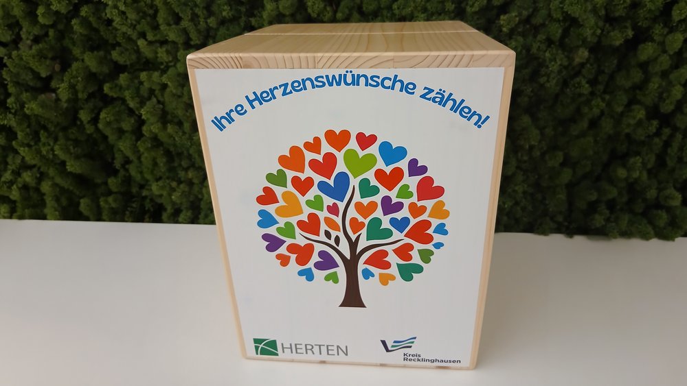 Herzwunsch-Box im Stadtgebiet