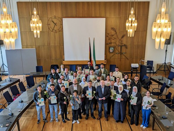 Einbürgerungsfeier im März 2024