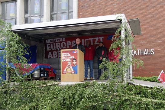 Bürgermeister Fred Toplak rief zu mehr Solidarität untereinander auf. Bürgermeister Fred Toplak rief zu mehr Solidarität untereinander auf.