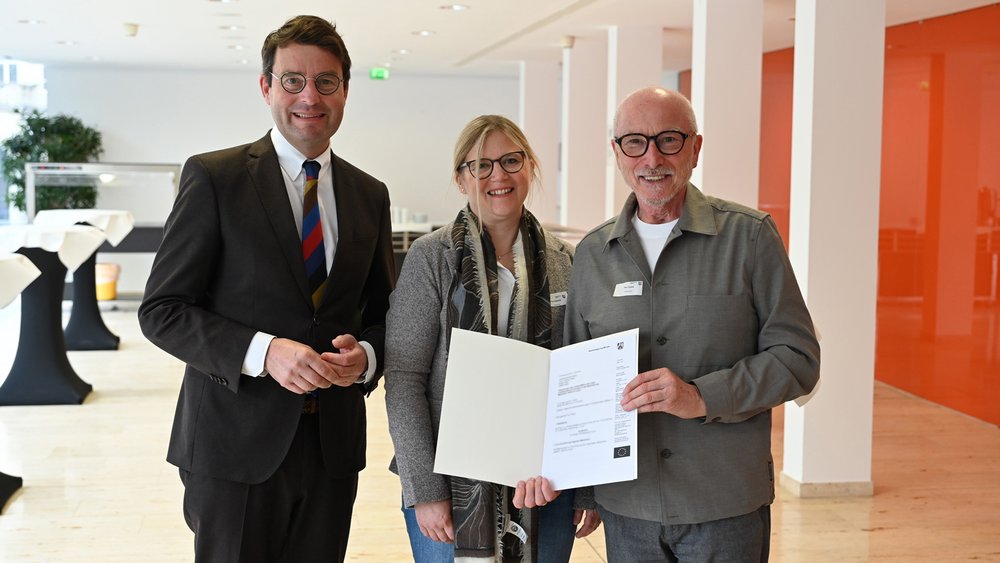 Förderbescheidübergabe in Münster