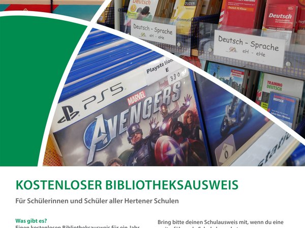 Kostenloser Bibliotheksausweis