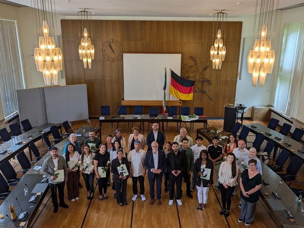 Einbürgerungsfeier im August 2025