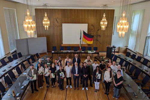 Einbürgerungsfeier im August 2025