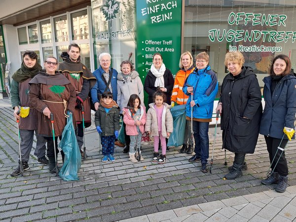 Sauberkeit auf der Ewaldstraße 