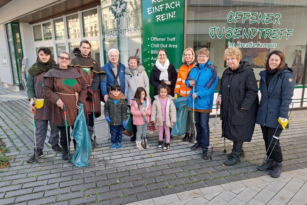 Sauberkeit auf der Ewaldstraße 