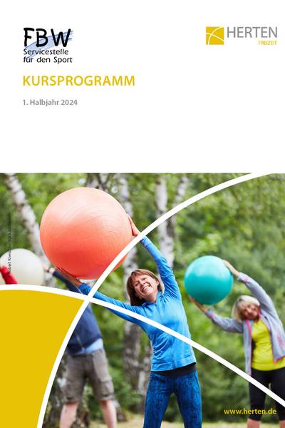 Hinter diesem Cover verstecken sich die neusten Angebote des FBW-Programms (Foto: Stadt Herten).