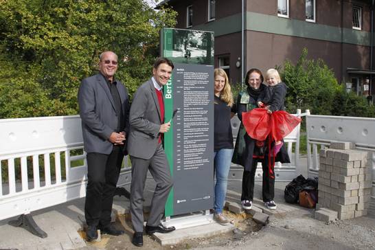 Geschichtsstele Dorfanger Bertlich 
