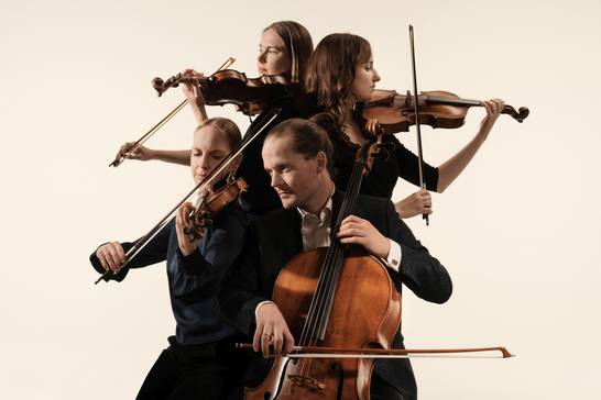 Am 24. September 2023 tritt das „Dudok Quartett Amsterdam“ im Festsaal des Hertener Wasserschlosses auf (Foto: Photo Green Room Creatives - Yuri Andries).
