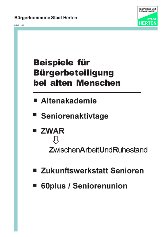 Folie 26: Bürgerbeteiligung bei alten Menschen
