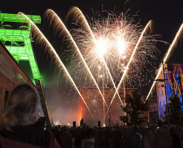 Highlight der ExtraSchicht 2015: ein einzigartiges Musikfeuerwerk. (Foto: Brigitte Berkau)