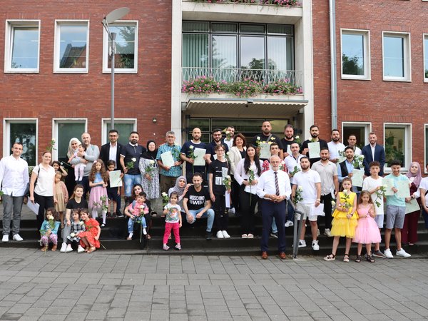 Einbürgerungsfeier im Juli 2023