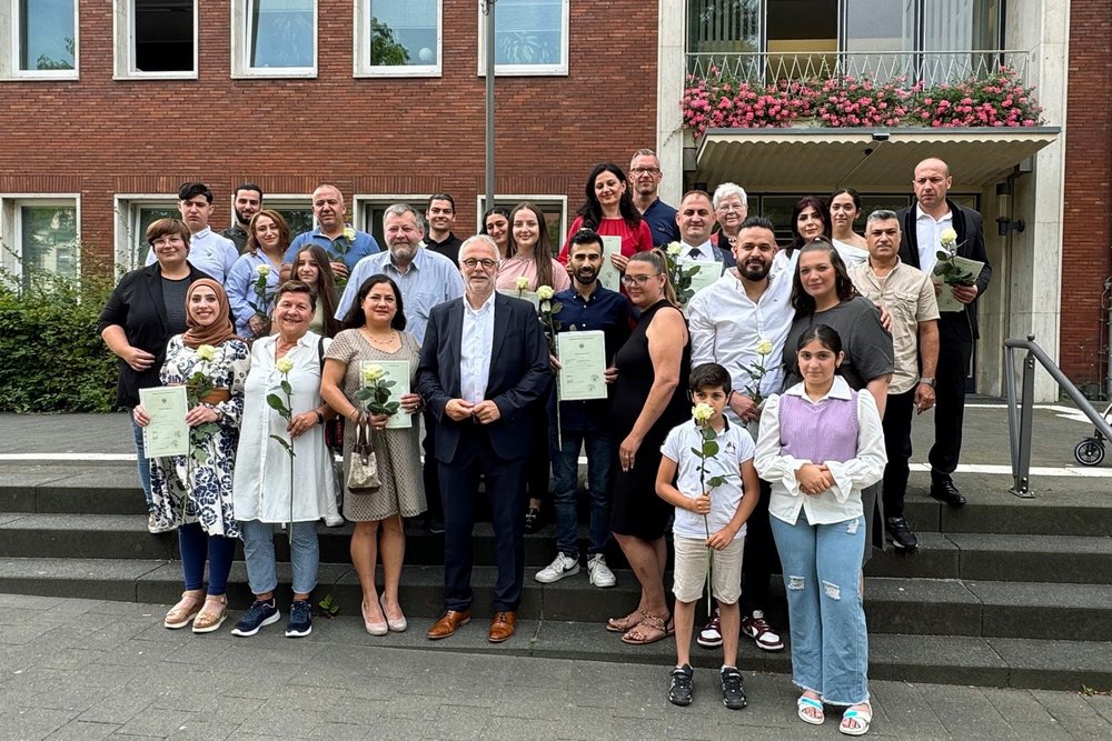 Einbürgerungsfeier im August 2024