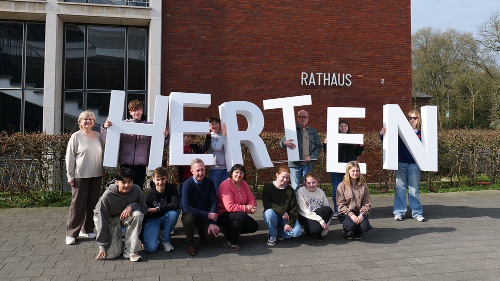 Schülergruppe aus Arras besucht Herten
